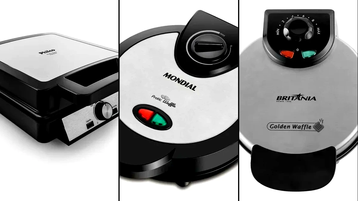 Melhor máquina de waffle: as 7 melhores em 2026