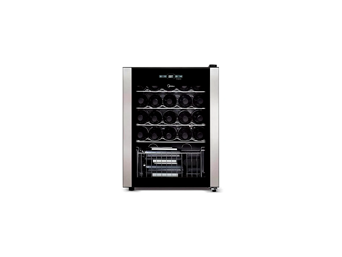 Revisão Midea 24 Garrafas WBB241: Durabilidade e isolamento premium para climas quentes