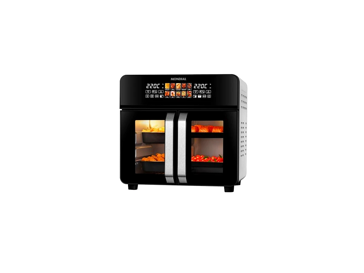 Revisão Mondial Air Fryer Forno 25L French Door AFDO-25L-FD: a substituta definitiva do forno tradicional para grandes famílias