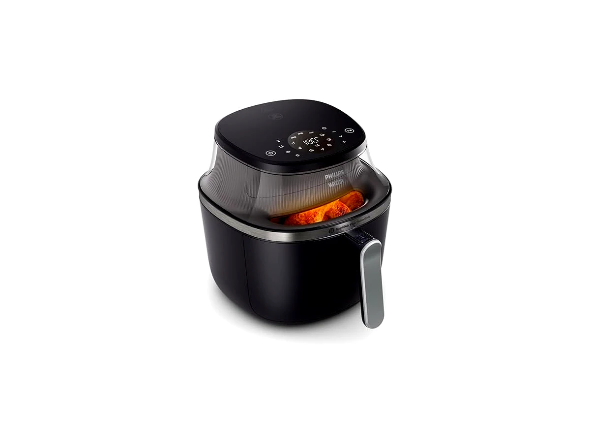 Revisão Fritadeira Airfryer Philips Walita Série 3000 Digital com Visor 7,2L Preta (NA341/09): a melhor escolha para carnes e grandes assados