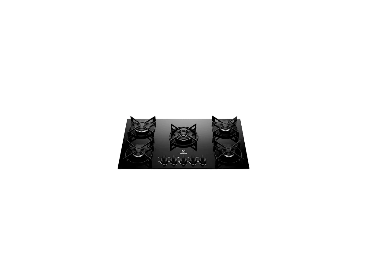 Revisão Cooktop a Gás 5 Bocas Electrolux Efficient com Mesa de Vidro Preto, Tripla Chama e Grade Aço Fosco (KE5GT): o rei do custo-benefício em vidro temperado