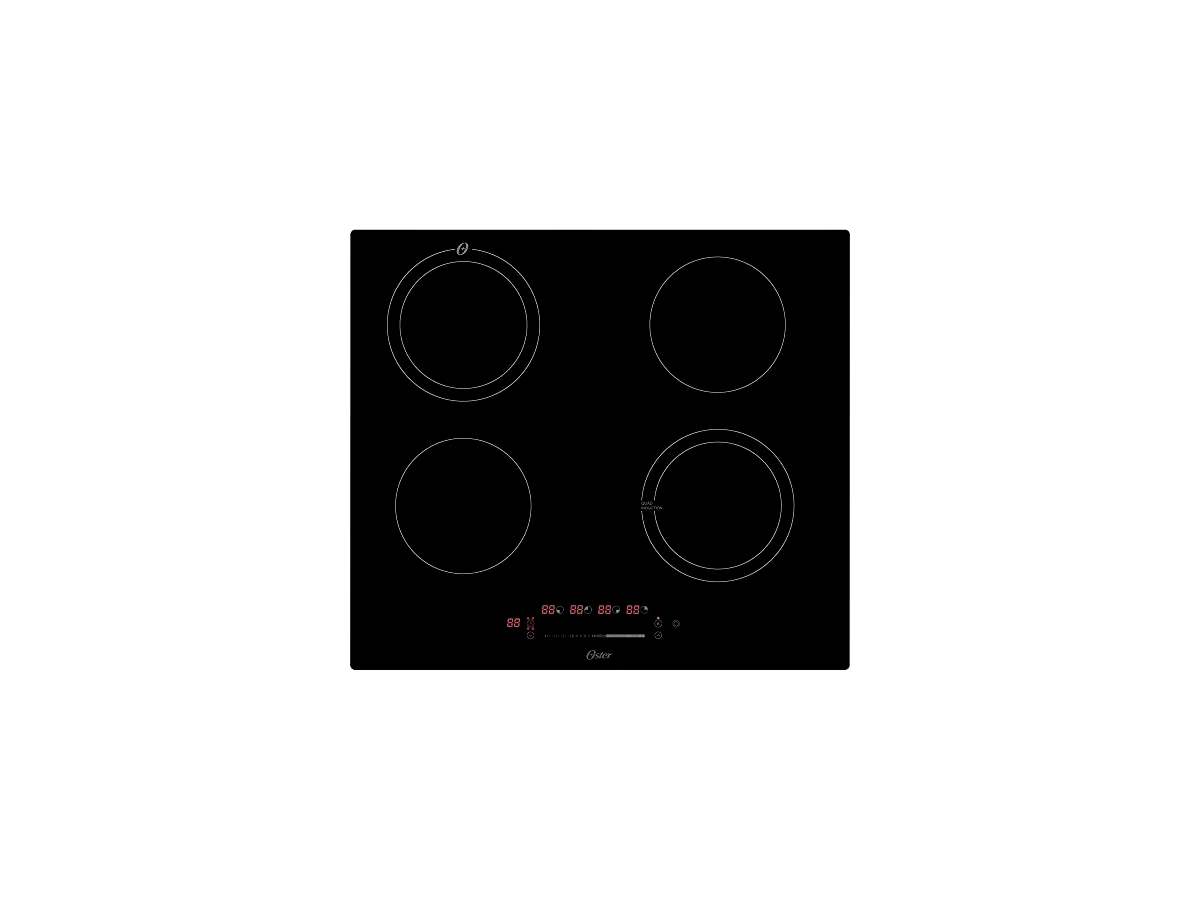 Revisão Oster OTOP402 — cooktop de indução com 4 bocas, Touch Screen, 220 V; não confundir com OTOP202 de 2 bocas: o melhor painel entre os modelos de entrada