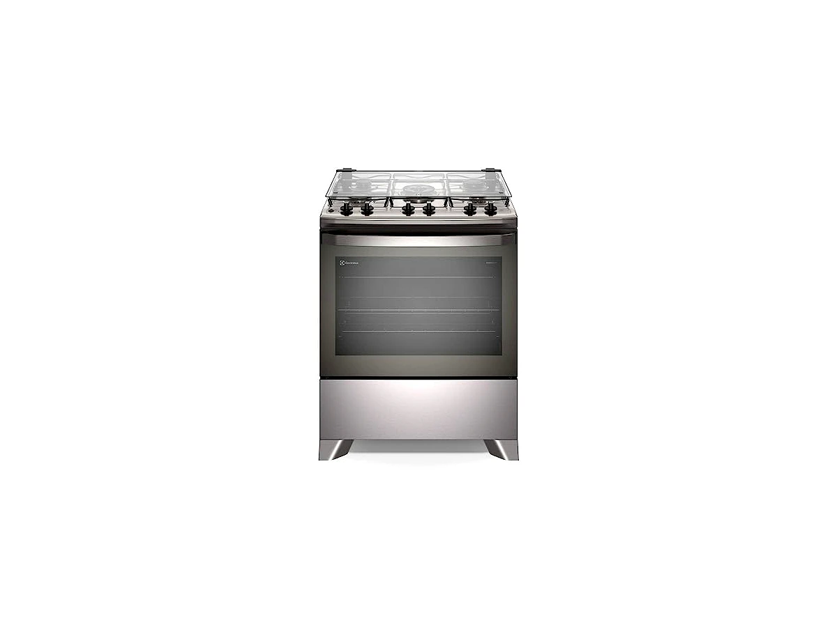 Revisão Electrolux Fogão 5 bocas Electrolux Preto Experience Mesa de Vidro, 2 Fornos e PerfectCook360 (FE5DB) 127V: o topo de linha para quem cozinha em grandes volumes