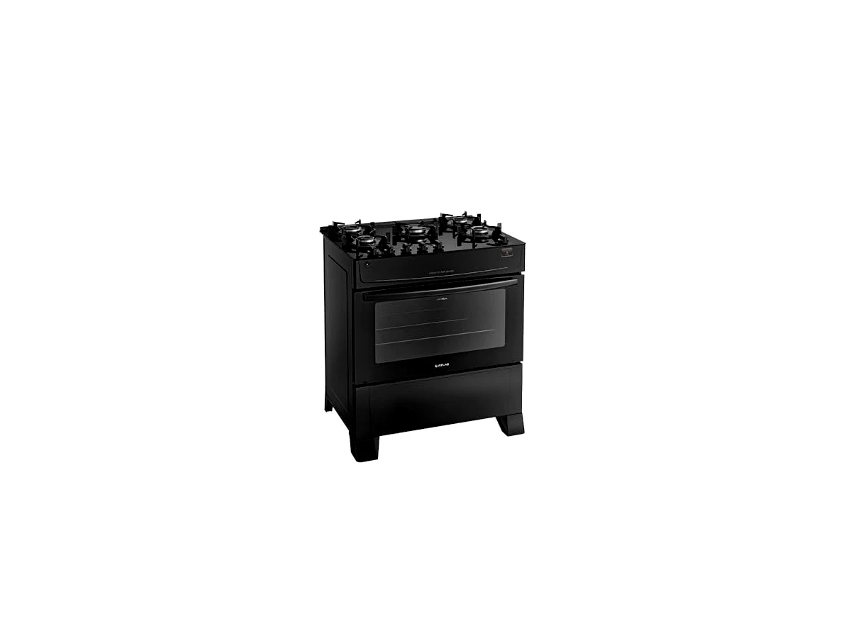 Revisão Fogão 5 Bocas Atlas Mônaco Top Glass Preto: a porta de entrada mais barata para a mesa de vidro