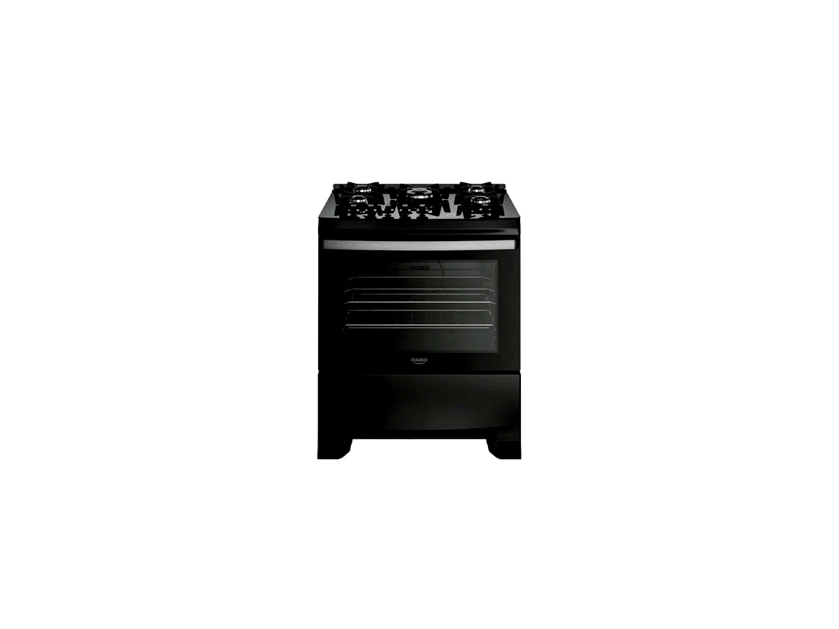 Revisão Fogão 5 Bocas Dako Supreme Glass Preto: o campeão em visibilidade de forno com ótimo custo-benefício