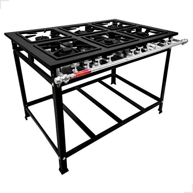 Revisão Fogão Industrial Cozinha Gourmet 6 Bocas Economy: a potência bruta ideal para grandes volumes