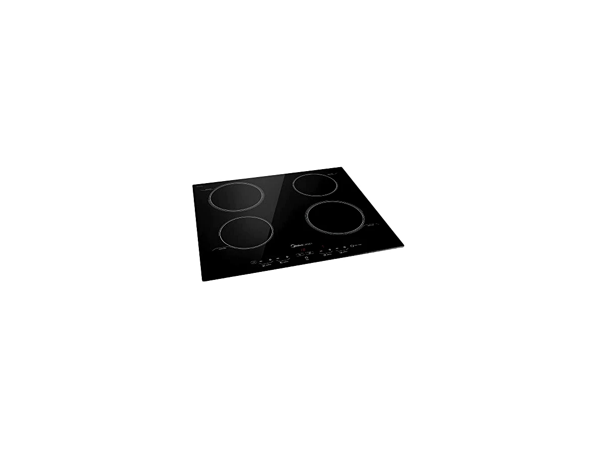Revisão Cooktop de Indução Midea FreeZone 4 Zonas Vitrocerâmico Preto CYAD42: O melhor custo-benefício com área combinável para sua cozinha