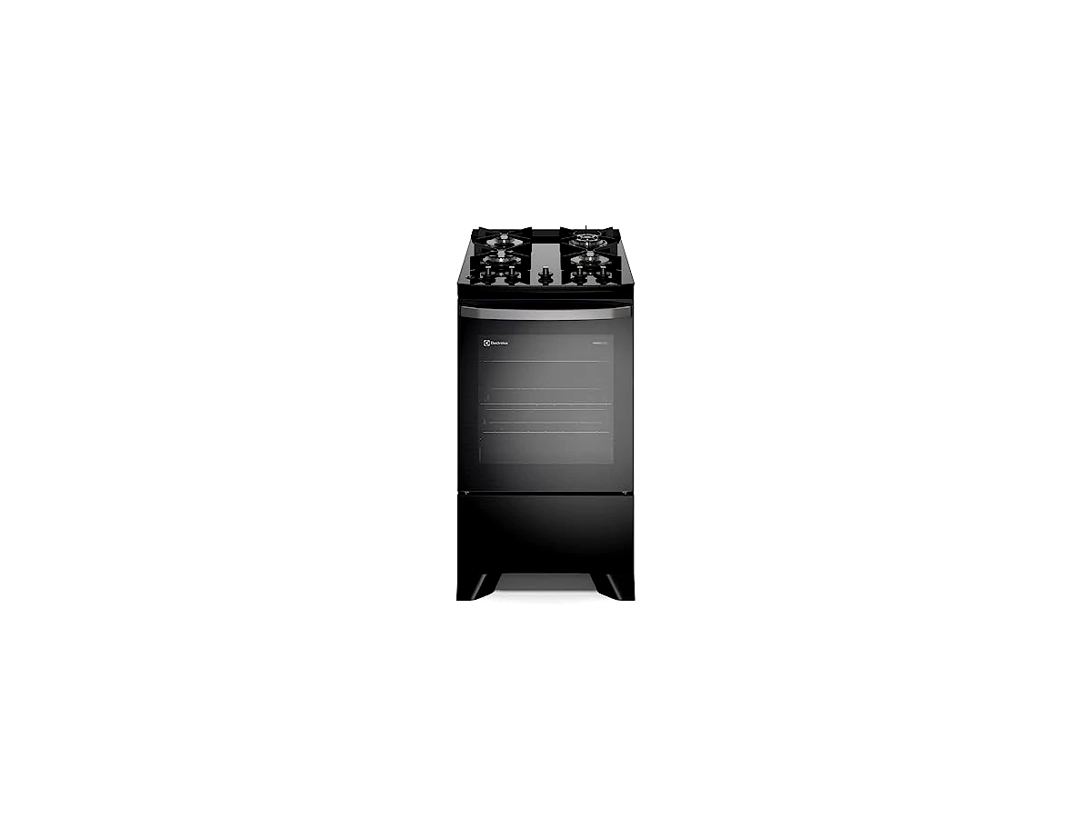 Revisão Fogão Electrolux 4 bocas Efficient com PerfectCook Preto (FE4GP) Bivolt: a potência de modelos robustos em formato compacto