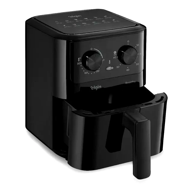 Revisão Fritadeira Air Fryer Elgin 4,2L 1400W Quad Fry: a melhor opção compacta e barata para solteiros