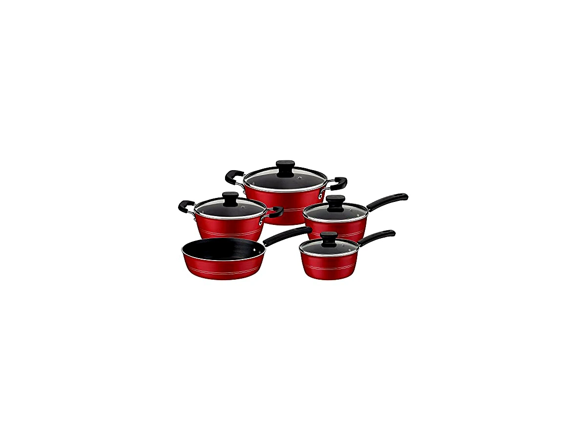 Revisão Jogo de Panelas Tramontina Sicília Vermelho 5 Peças (Cód. 20499/715): O melhor custo-benefício para fogões tradicionais