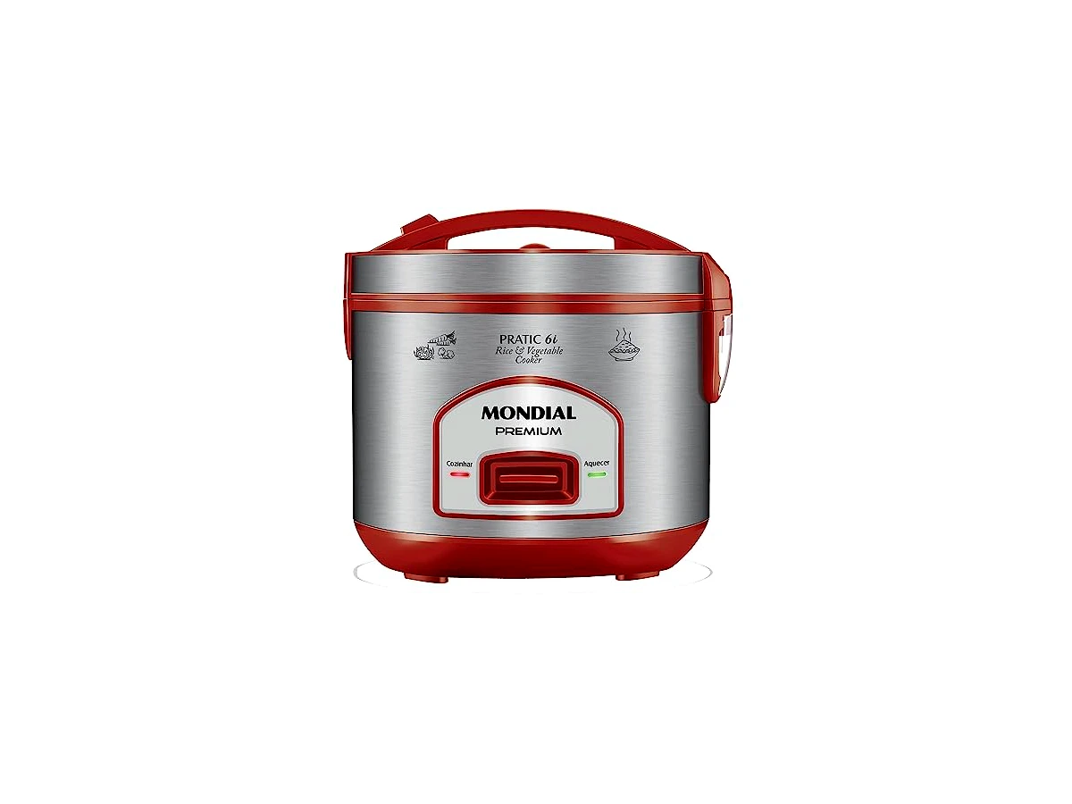 Revisão Panela Elétrica de Arroz Mondial Pratic Rice 6 Premium Preto/Inox (PE-43-6X): O tamanho exato para a rotina de pequenas famílias