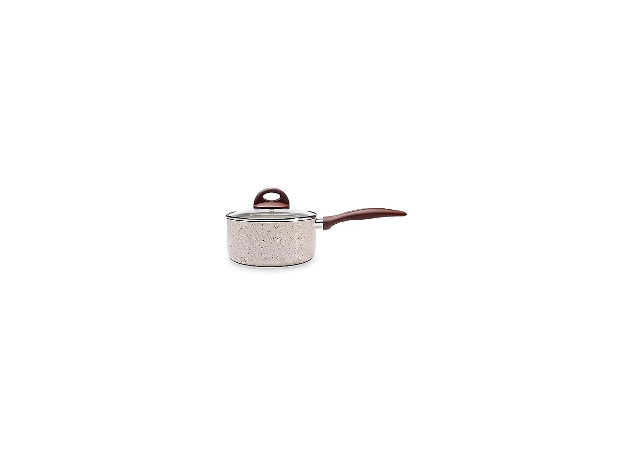 Revisão Panela Brinox Ceramic Life Smart Plus com Revestimento Cerâmico e Tampa de Vidro 18 cm 1,5 L Vanilla: agilidade e limpeza fácil para a rotina diária