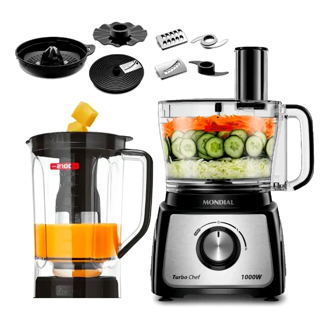 Revisão Multiprocessador Mondial 9 em 1 1000W MPN-01-BF: O campeão de versatilidade que exige pausas