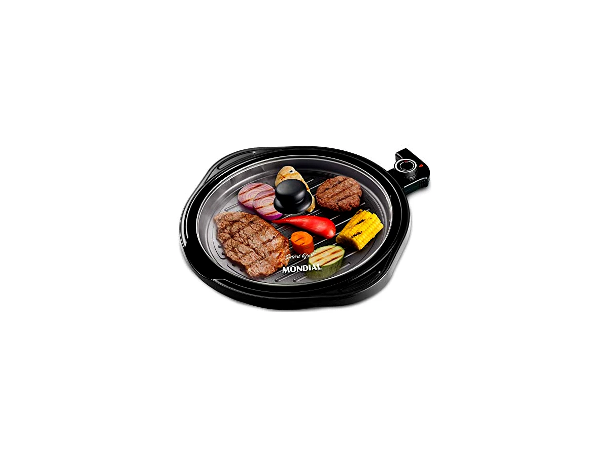 Revisão Grill Redondo Mondial Smart Grill 30cm G-04 1200W com Chapa Removível: a melhor opção para grelhar e servir à mesa