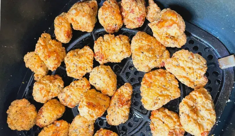 Nuggets de frango fritadeira a ar